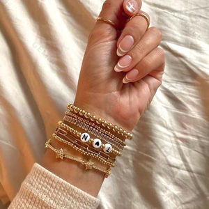 Pulsera de Tenis con Estrellas Gemnel, Plata 925, Pulsera de Estrellas con Circonitas Cúbicas y Extensor, Joyería Brillante para la Noche - Product Image 6