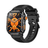 Montre connectée GPS avec écran AMOLED pour la plongée, étanche, avec fonction de réponse aux appels, 540 mAh, écran IPS de 2,01 pouces