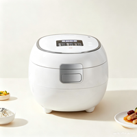 Cuisinière à riz multifonction avec contrôle numérique du minuterie, chauffage IH, cuve intérieure en acier inoxydable de 3,0 L, fonctions faible teneur en sucre et écologiques