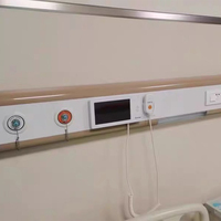 Terminal de sortie de gaz médical ICU Premium avec panneau électrique et appel d'infirmière certifié CE ISO