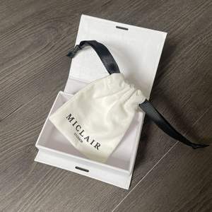 Custom Gold Foil Logo Printed Mini Jewelry Gift <b>Boxes</b> White Box with Black Bow for Branded Necklace & Earrings Packaging - Product Image 3