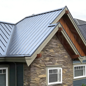 Panneaux en <span class=keywords><strong>aluminium</strong></span> ignifuges et isolants thermiques de grande taille, gris contemporain, à double couche, tuiles de toit en alliage d'<span class=keywords><strong>aluminium</strong></span>, nouveauté - Product Image 1