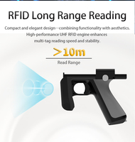 XGSun Pistol Grip UHF RFID Sled Reader Terminal Handheld Encoding Writer para un control de acceso eficiente en la logística de almacén