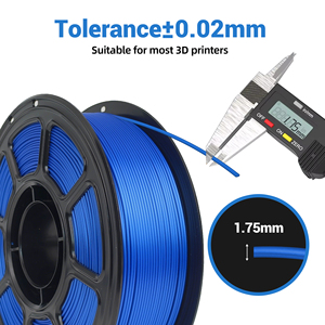 Filamento PLA de Seda Azul Oscuro de 1.75mm y 1kg, Brillante, para Impresora 3D, Alta Calidad, HYZHTA HY289 330m, CE ROHS - Product Image 2