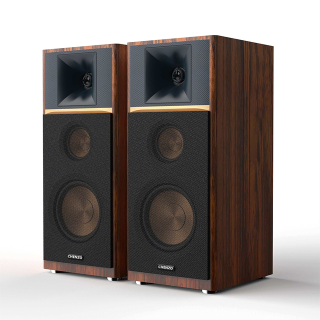 OEM 2.1 Three-way 160W 5.25'' Subwoofer Wooden Bookshelf Speakers 2.0 Active Wired-wireless Copper Cone High Power Bass for Home