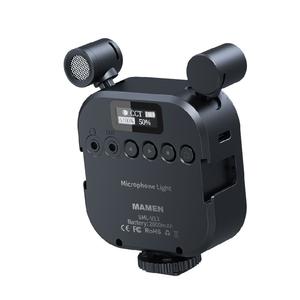 Lampe vidéo LED RVB portable complète avec micro Lavalier stéréo sans fil Éclairage de remplissage Vlog bicolore Garantie 1 an - Product Image 3