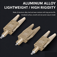 LADUNG Pneumatic Aluminum Alloy Mini Gripper GEM GEL Series Robot Sprue Gripper untuk Mesin Cetak Injeksi