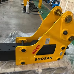 Componentes principales del cuerpo del martillo hidráulico modelo SB40 Box-Side-Top: Cincel de 68 mm, bomba y motor para martillos de 4.0-7.0 toneladas - Product Image 1