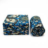 Kain Batik SatinWax Hollan Cocok untuk Membuat Pakaian Mewah untuk Perayaan Pernikahan Kain Batik Berhias Emas Berkilau
