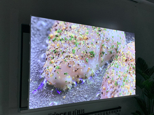 صندوق كهربائي أبيض صغير Langshi مع تعليق فوتون أبيض 92 بوصة شاشة عرض 4K فائقة الدقة للسينما المنزلية - Product Image 5