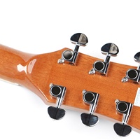 Personnalisé 41 "Guitare acoustique 6 cordes en bois naturel Prix de la guitare acoustique brillante