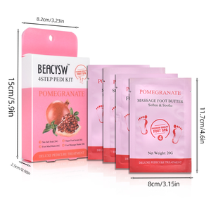 Gel de Pédicure Spa en Gelée de Grenade Vegan Bio <span class=keywords><strong>Poudre</strong></span> Citron Lavande Rose Arôme Stock Sec Fournitures Manucure Pédicure - Product Image 6