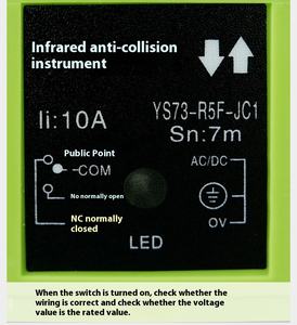 Interruptor Limitador Anticolisión Infrarrojo de Alta Calidad, Dispositivo Fotoeléctrico, Parachoques para Maquinaria de Construcción de Grúas, 1 Año de Garantía - Product Image 6