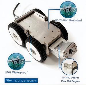 150mm WIFI Boru İnceleme Sistemi Robot Kamera Uzunluk Sayacı Uzaktan Kumanda IP67 Su Geçirmez 100-200M Menzil SDK PAN/TILT - Product Image 1