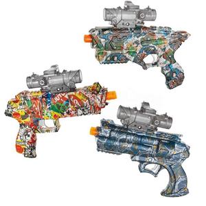 Mainan desain 2 in 1 peluru lembut pistol listrik Jel isi ulang bahan ABS kecepatan permainan menembak otomatis mainan untuk anak laki-laki - Product Image 1