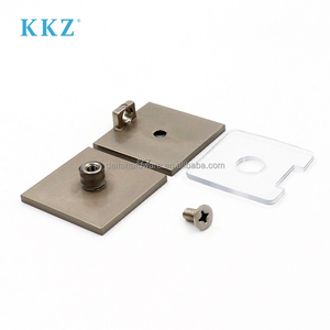 Soporte de Esquina CRL SGC186 Cuadrado de Latón Cromado <span class=keywords><strong>para</strong></span> Puerta de <span class=keywords><strong>Ducha</strong></span>, Abrazadera Fija de 90 Grados de Pared a <span class=keywords><strong>Vidrio</strong></span> - Product Image 5