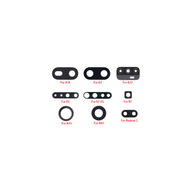 Mobile Phone Accessories Back Camera Glass Lens with Adhesive Sticker for OPPO Reno 5 6 Find X3 Pro A15