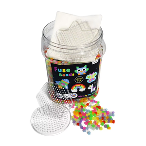 Kit de recharge en vrac de 9000 perles à fusionner multicolores de 5 mm pour le développement de l'intelligence des enfants, perles à fusionner DIY - Product Image 5