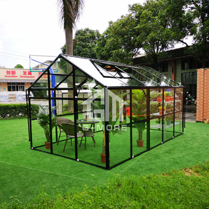 <span class=keywords><strong>Serre</strong></span> classique Royal Park avec structure en aluminium ultra-résistante, résistante au vent jusqu'à 100 km/h, <span class=keywords><strong>serre</strong></span> modulaire extensible en verre - Product Image 3