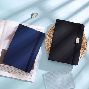 Papelería Personalizada, Cuaderno de Cuero A5 Personalizado, Impresión de Tapa Dura, Encuadernación Promocional, Cuaderno con Correa Elástica para Negocios - Product Image 4