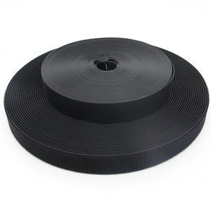 Dây dán móc và vòng đặc biệt 100% nylon, thân thiện với môi trường, không thấm nước, màu đen, có thể tháo rời, chất lượng cao, giải pháp cài áo quần cao cấp - Product Image 1