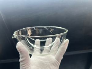 Jiexu thiết bị phòng thí nghiệm thạch anh thủy tinh borosilicate bốc hơi món ăn 100ml 150ml 200ml thủy tinh bốc hơi món ăn - Product Image 5