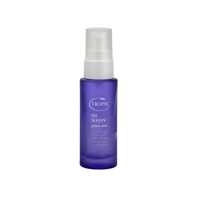 Clear matte purple bottle + white pump+clear cap