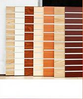 Étagères en bois à lattes E1, MDF mélaminé, crochets en aluminium, résistantes à l'humidité, imperméables, design moderne de première classe Wantong