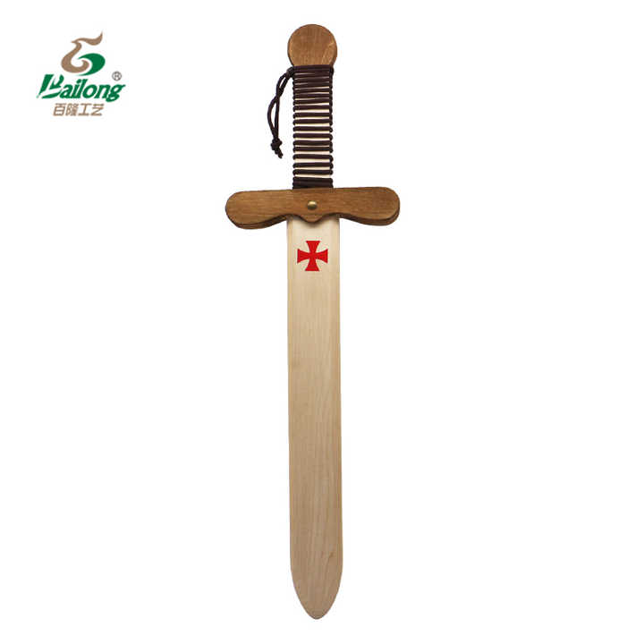 Factory Custom Wooden Toy Swords Knife Colorful Gift Souvenir Children Wooden Handicraft