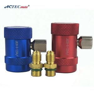 Acoplador rápido de refrigerante R1234YF Acoplador rápido de alta y baja presión AC.142.014 M12 * 1,5-1/4 "SAE macho X R1234yf lado hembra - Product Image 1
