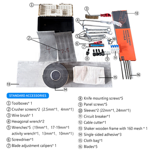 Máy nghiền đồng mini Lansing 40kg/h dùng trong gia đình LX-150, máy tách dây cáp đồng nhỏ - Product Image 4