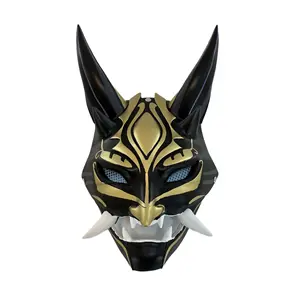 Game Genshin Impact Guardian General Mask Masque de nuit Masque en résine Dardahlia Sakura big pull flower cosplay dress up