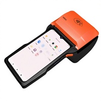 Terminal POS Genggam Android 14 6,5 Inci dengan Printer 80mm Bluetooth & USB