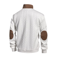 Blouson bomber style cardigan à boutonnage simple, nouvelle collection printemps/automne, vêtement d'extérieur pour homme, color-block, transfrontalier