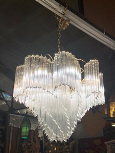 Lampadario <span class=keywords><strong>Vintage</strong></span> in cristallo di Murano italiano nello stile di <span class=keywords><strong>Venini</strong></span> - Product Image 2