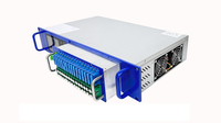Amplificador Óptico FTTH de 8, 16, 32, 64 Puertos, Potencia 20-23dBm, EYDFA, Equipo de Fibra Óptica para Tripleplay TV+Internet, Láser IPG, Pantalla LCD Grande