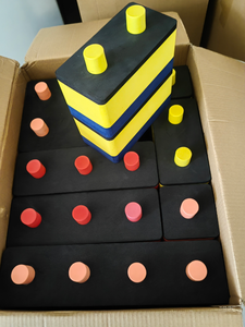 Kích Thước Lớn EVA Cầu Vồng Bọt Xây Dựng Khối Cho Trẻ Em Trong Nhà Lâu Đài Sân Chơi Mềm Lớn Vuông Gạch - Product Image 6