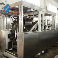 Ligne de production de gaufres et de biscuits à haute productivité / Équipement de cuisson de gaufres molles en acier inoxydable 304