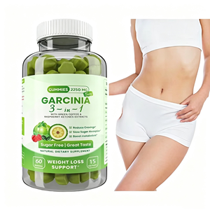 Gomitas de Garcinia C con Forma Personalizada, Vitaminas, Antioxidantes, Mejora la Apariencia de la Piel, Suplemento de Belleza para Adultos, 60 Gomitas - Product Image 1