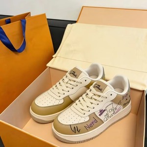 Vente en gros de baskets de marque de haute qualité pour femmes, chaussures de marche de luxe pour hommes, chaussures de sport personnalisées en cuir véritable de luxe - Product Image 5