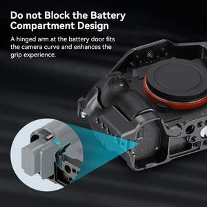 Kit de cage pour appareil photo SmallRig A7 <span class=keywords><strong>III</strong></span> / A7R <span class=keywords><strong>III</strong></span> pour Sony Alpha 7 <span class=keywords><strong>III</strong></span>/Alpha <span class=keywords><strong>7R</strong></span> <span class=keywords><strong>III</strong></span>, cage complète avec poignée supérieure pour ARRI et pince pour câble - Product Image 3