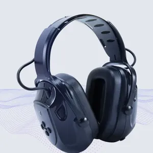 Protetores auriculares eletrônicos multifuncionais com excelente redução de ruído e isolamento acústico para segurança e proteção