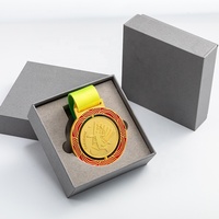 Medalla de Premio Personalizada Giratoria, Medalla de Oro para Maratón, Baloncesto, Fútbol, Bádminton, Medallas de Metal