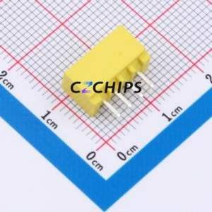 BX-HA2.54-4PZZ-Y Wire-to-Board Pin Header Through hole Component (THT),P=2.5mm Connector 1x4P 2.5mm Through Hole XHB - Product Image 2