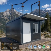 Casa Contenedor Prefabricada Desmontable y Oficina en Casa - Estructura de Acero Expandible de 20FT/40FT con Diseño Moderno y Transpirable para Exteriores