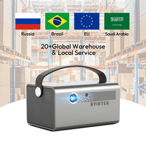 Byintek R17 3D <span class=keywords><strong>LED</strong></span> DLP Thông Minh Android Wifi <span class=keywords><strong>Mini</strong></span> Rạp Hát Tại Nhà Điện Thoại Di Động Máy Chiếu Với Pin 4K Rạp Chiếu Phim Độ Sáng Cao - Product Image 1