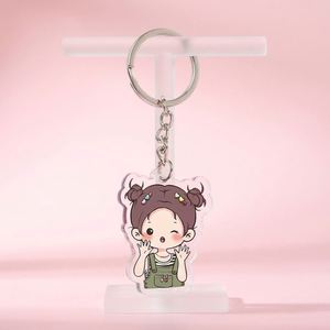 Porte-clés en acrylique personnalisé Anime Figure Factory Design Charm Shaker - Product Image 1