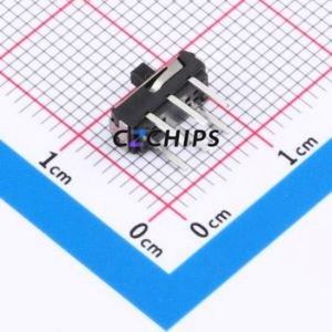 K3-2235D-F1 Slide Switch Through hole Component (THT) Switch Double Pole Double Throw Rectangle Pin Header PC Pin 9mm - Product Image 2