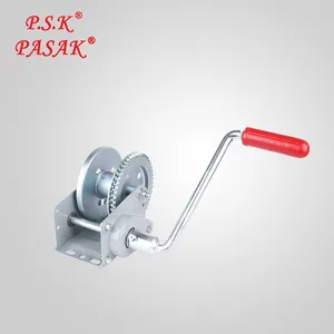 Chất Lượng Cao Xách Tay 1200lbs Thuyền Nhỏ Trailer Của Nhãn Hiệu Rhw Loại Cáp Tay Tời Dây Tời Dây Tời Phanh Tay Tời