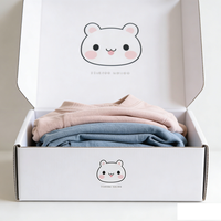 Cajas de Envío Ecológicas Reciclables con Logotipo Personalizado, Impermeables, para Ropa Interior, Embalaje de Cartón Corrugado con Laminación Mate